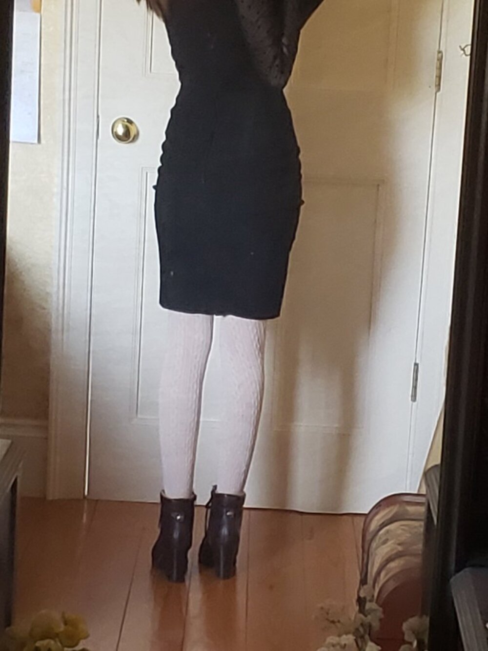 Retro Style Black Bodycon Pencil skirt Size 0 - Picture 10 of 12